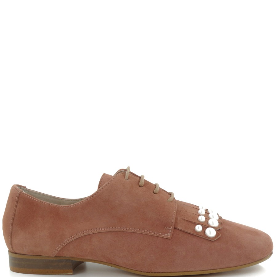 Oxfords & Derbies | GADEA Pink Suede Derbies