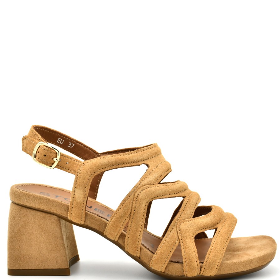 Sandals With Thick Heel | STONEFLY Sandals Jenny 6 Camel