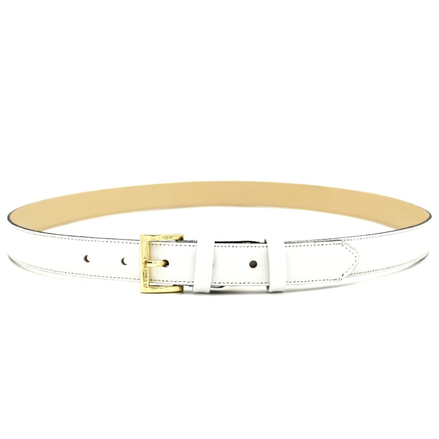 Belts | BOR Women'S Belts In White Leather