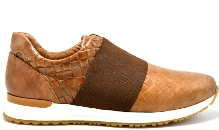 Sneakers & Casual | CHANIOTAKIS Women'S Sneakers In Tan Leather