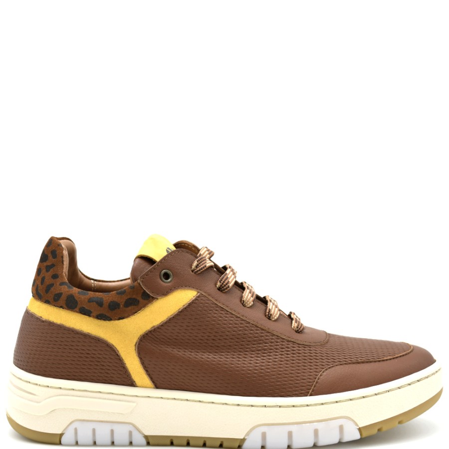 Sneakers & Casual | CHANIOTAKIS Women'S Sneakers In Tan Leather