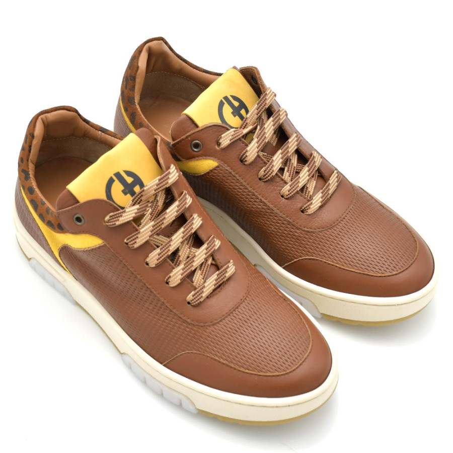 Sneakers & Casual | CHANIOTAKIS Women'S Sneakers In Tan Leather