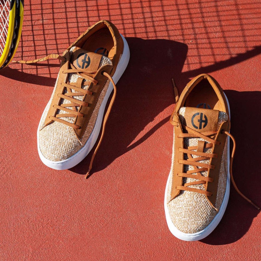 Sneakers & Casual | CHANIOTAKIS Women'S Sneakers In Tan Leather