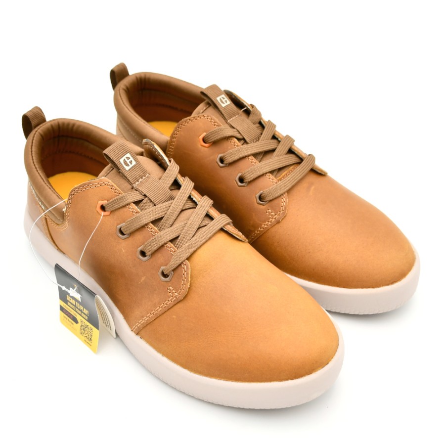 Sneakers & Casual | CAT Casual Men'S Proxy Lace In Light Brown Leather