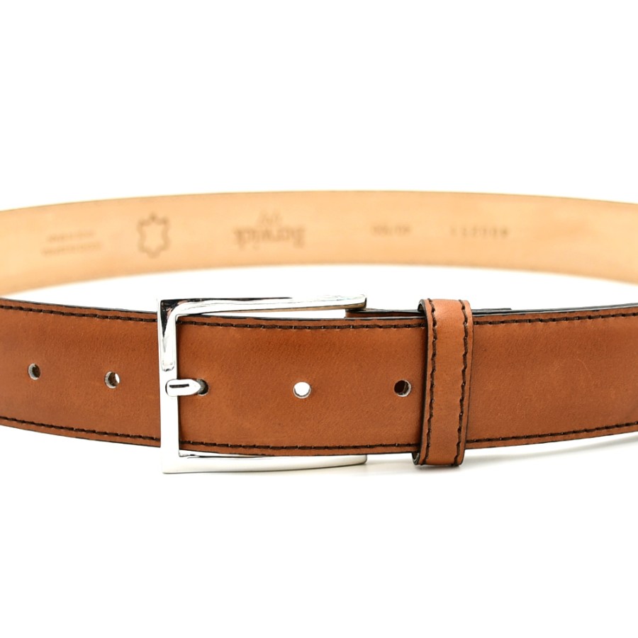 Belts | BERWICK 1707 Men'S Belts In Brown Smooth Leather