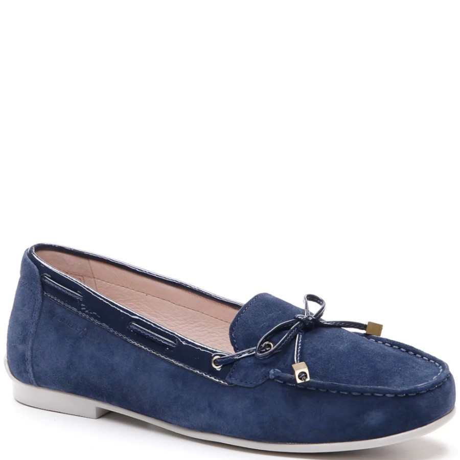 Moccasins | STONEFLY Moccasins Women'S Capri Iii Blue Suede