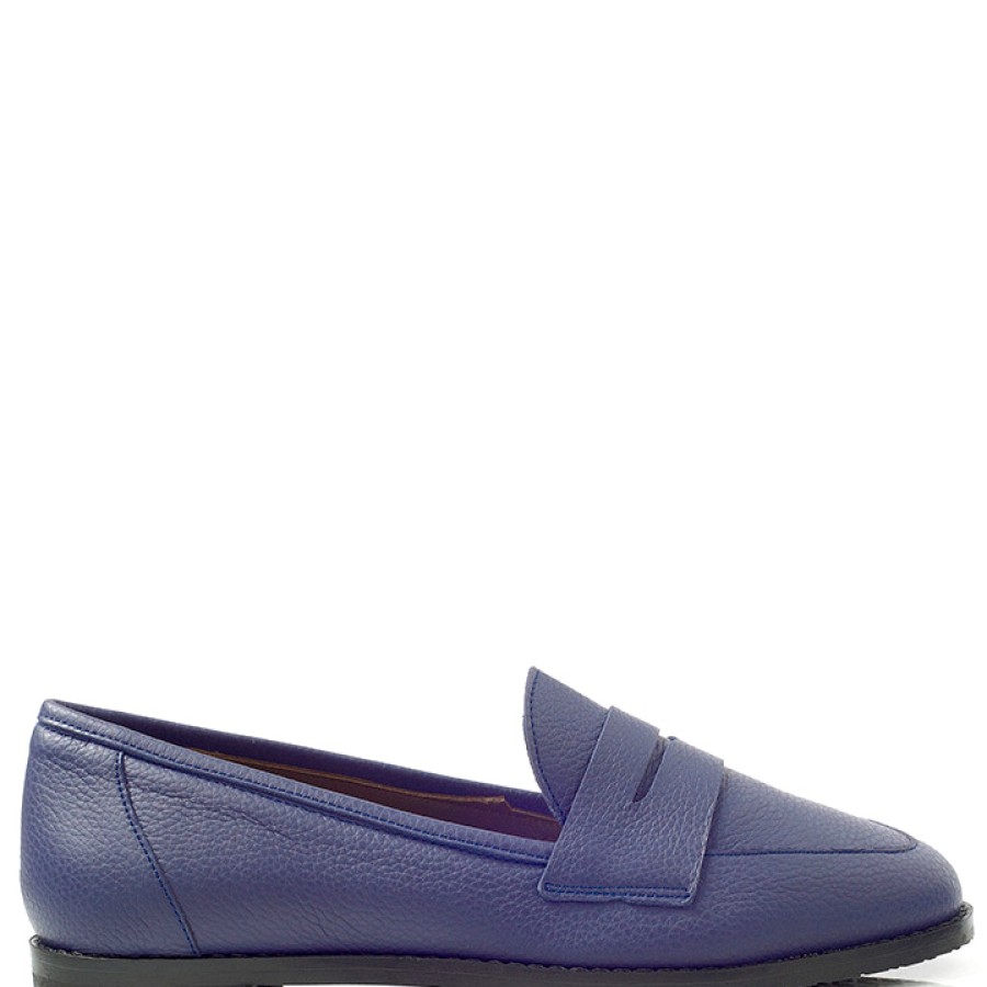 Loafers | CHANIOTAKIS Loafers In Blue Leather