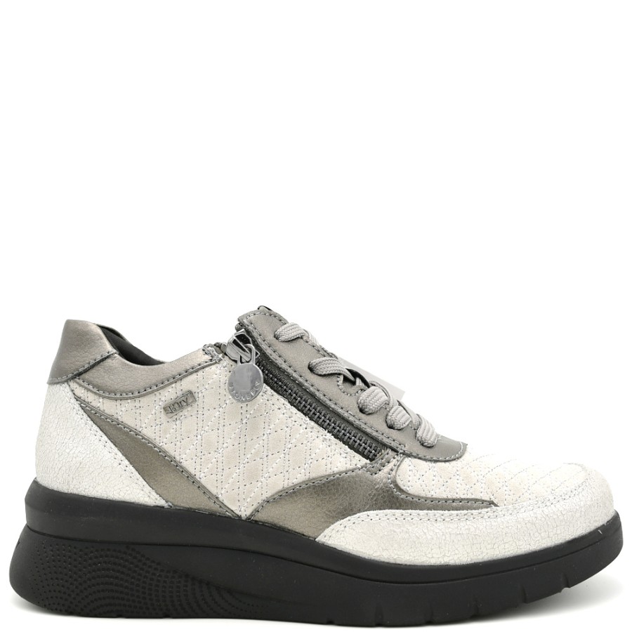 Sneakers & Casual | STONEFLY Women'S Cleryn Hdry 15 Velor/Met Sneakers In Suede Leather