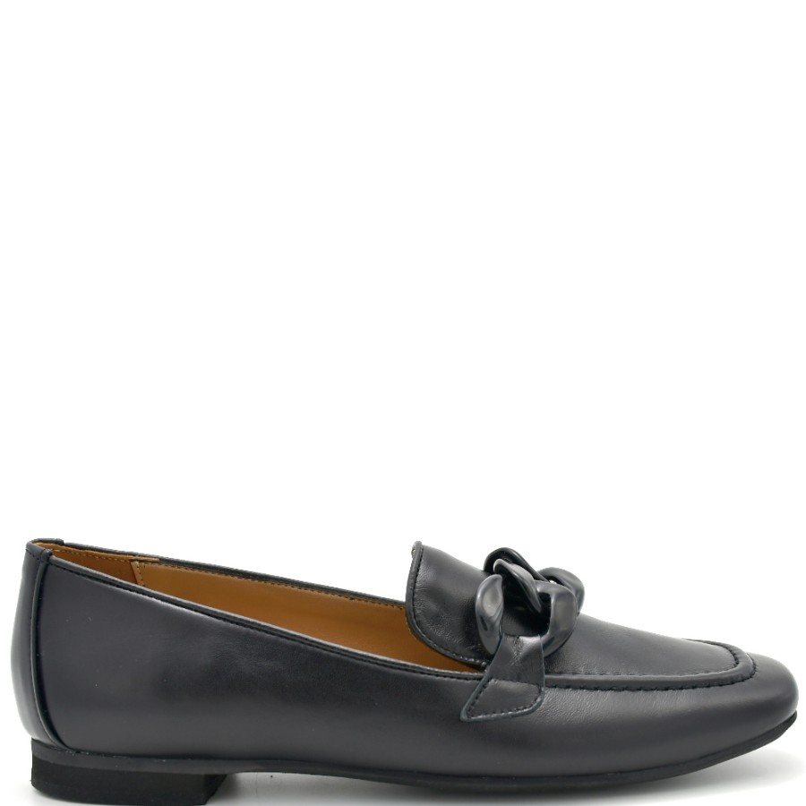 Loafers | UTOPIA Women'S Loafers In Black Leather