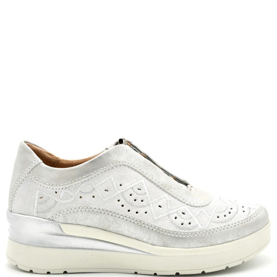 Sneakers & Casual | STONEFLY Sneakers Woman Cream 38 S.Laminated Velour