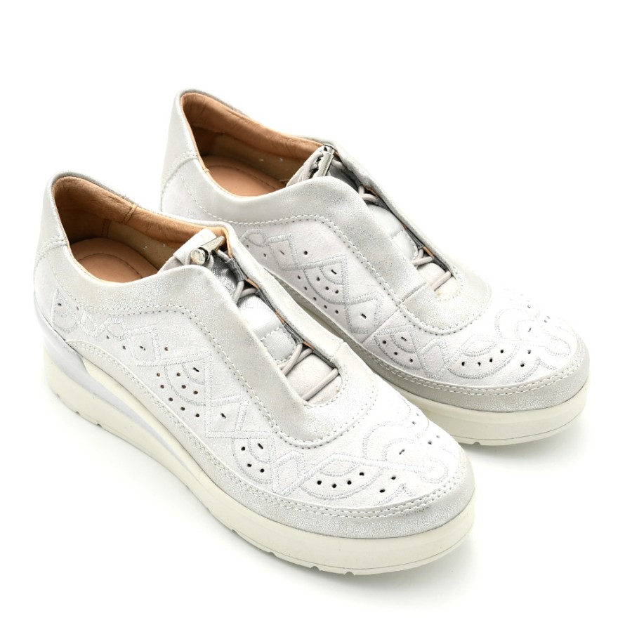 Sneakers & Casual | STONEFLY Sneakers Woman Cream 38 S.Laminated Velour