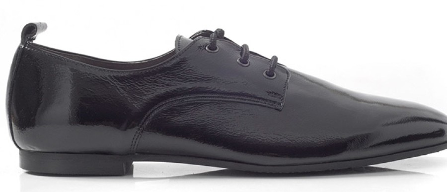 Oxfords & Derbies | CHANIOTAKIS Patent Leather Laced Shoes