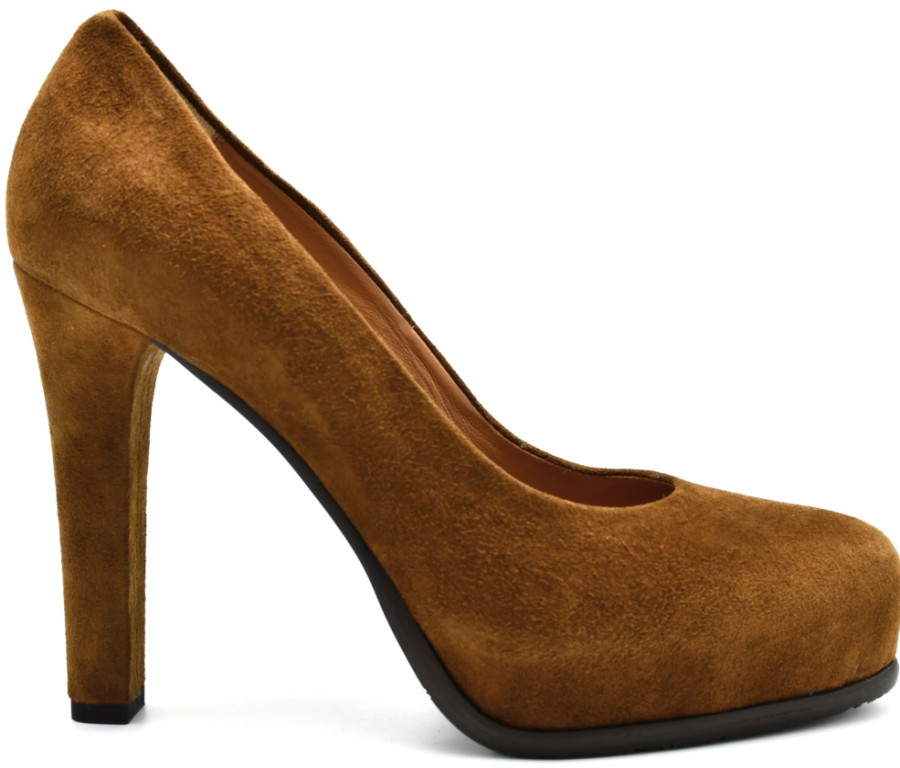 Heels | TIFFI Women'S Heels In Suede Leather With Fiapa