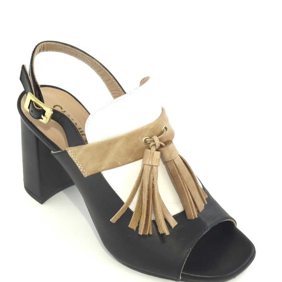 Sandals With Thick Heel | CHANIOTAKIS Sandals