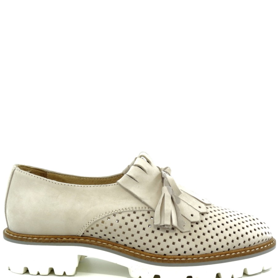 Loafers | GADEA Women'S Loafers In Beige Suede Leather