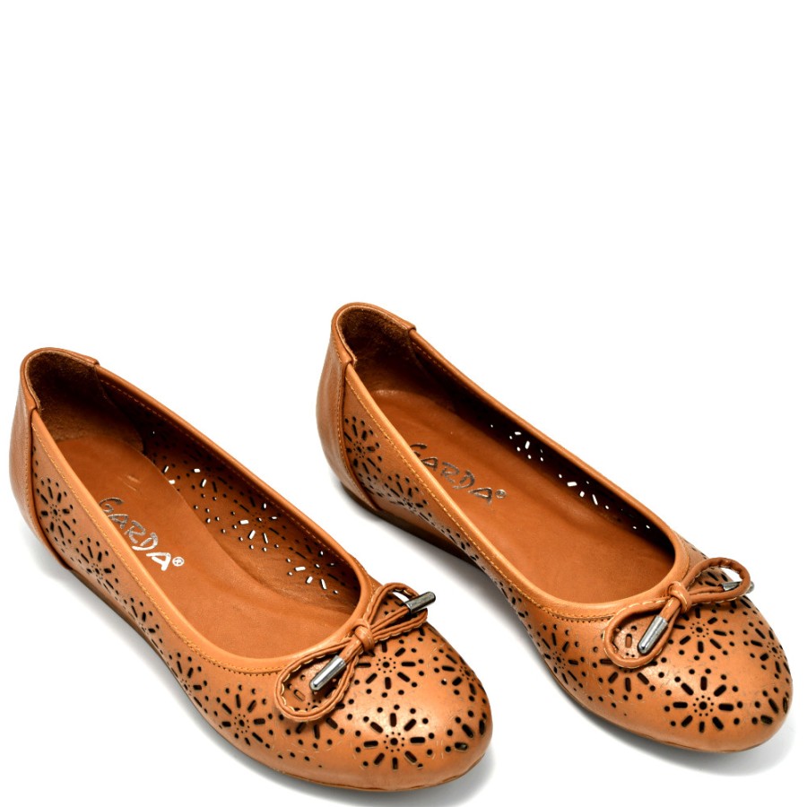 Ballerinas | GARDA Women'S Ballerinas In Perforated Leather