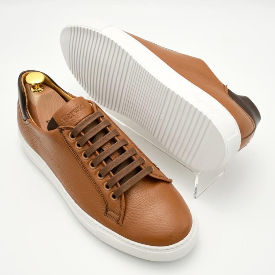 Sneakers & Casual | BERWICK 1707 Men'S Sneakers In Brown Leather