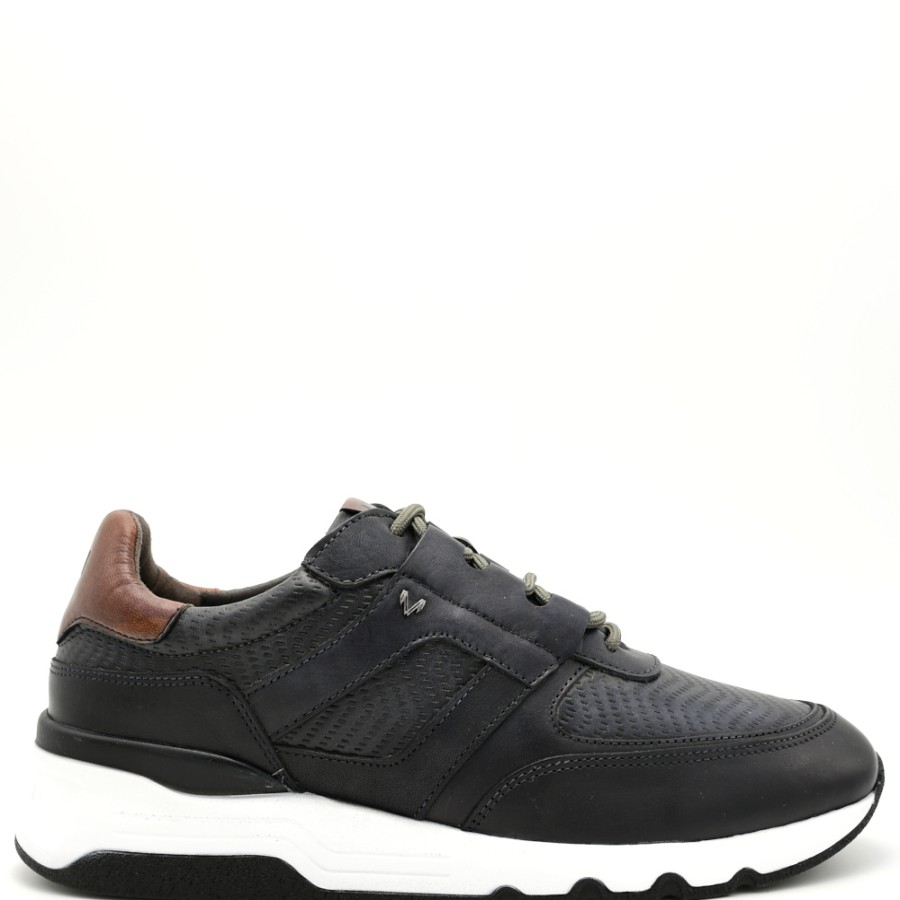 Sneakers & Casual | MARTINELLI Sneakers Men'S Newport In Charcoal Leather