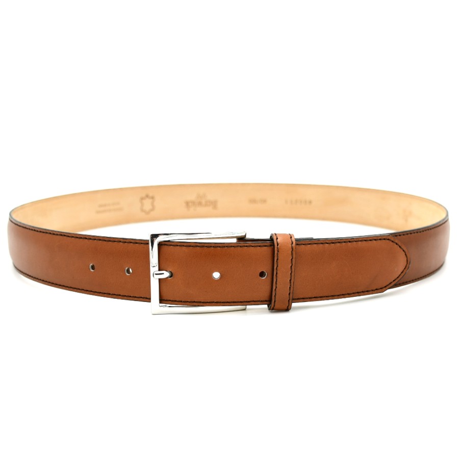 Belts | BERWICK 1707 Men'S Belts In Brown Smooth Leather