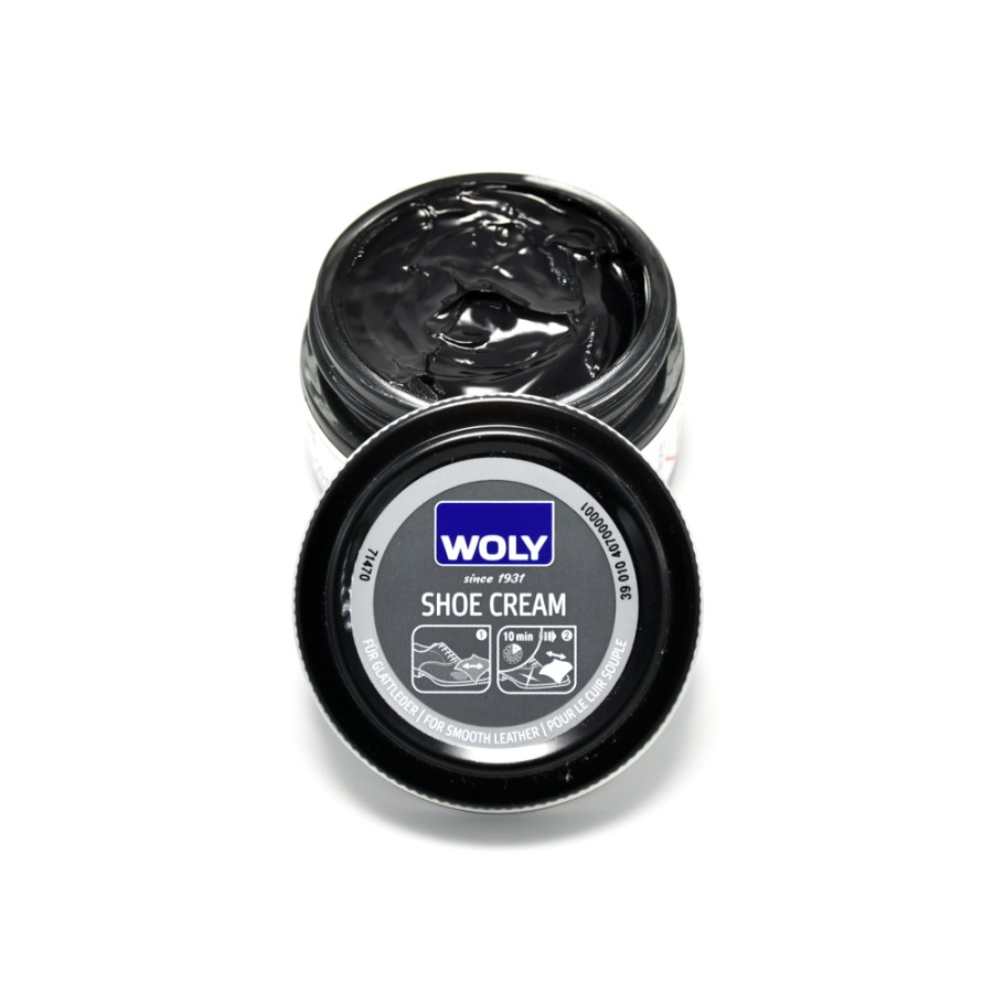 Care Products | WOLY Shoe Care Cream Black 50Ml