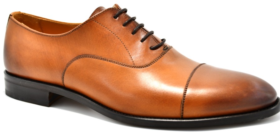 Oxfords | PACO MILAN Oxfords In Tan Leather