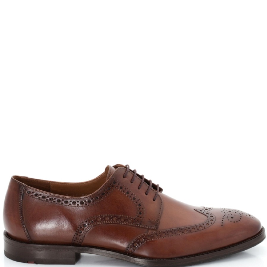 Groom'S Shoes | LLOYD Derbies - Brogues Men Lucien Brown Leather