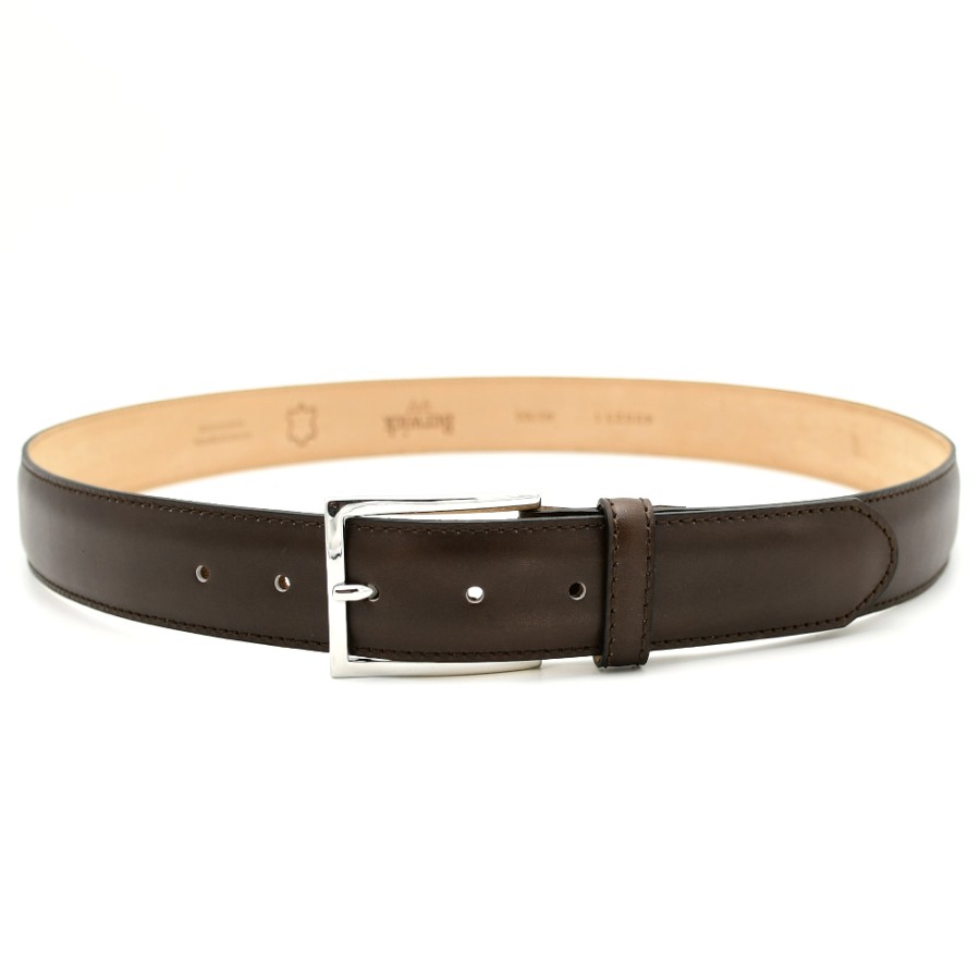 Belts | BERWICK 1707 Men'S Belts In Brown Smooth Leather