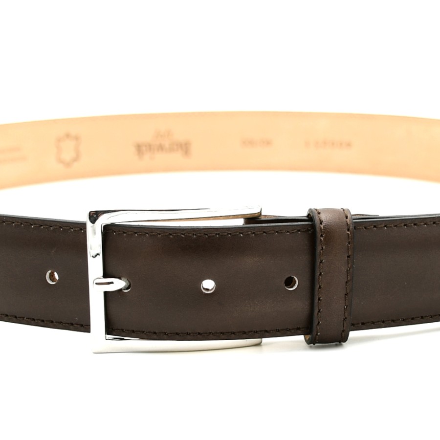 Belts | BERWICK 1707 Men'S Belts In Brown Smooth Leather