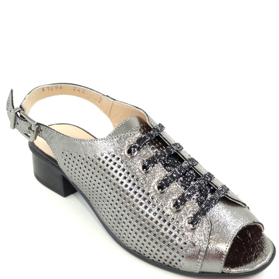 Slingbacks | GARDA Slingback Woman Perforated With Heel