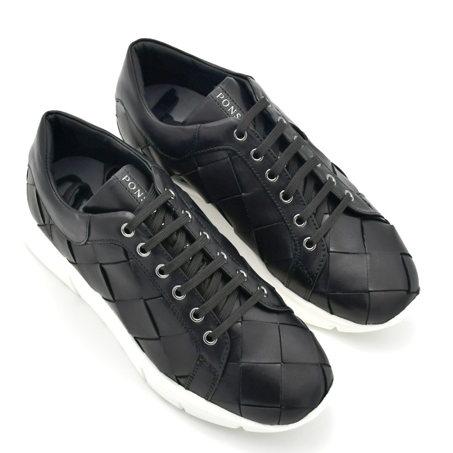 Sneakers & Casual | PONS QUINTANA Women'S Queen Sneakers In Black Leather