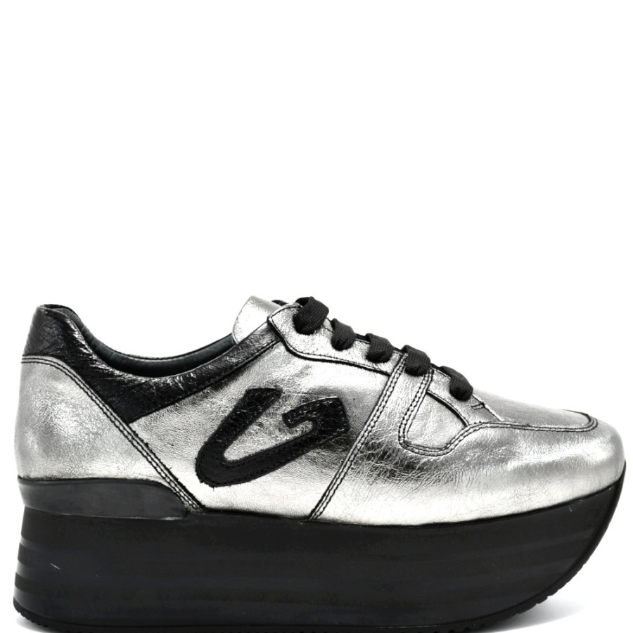 Sneakers & Casual | GARDA Sneakers Women In Metallic Leather