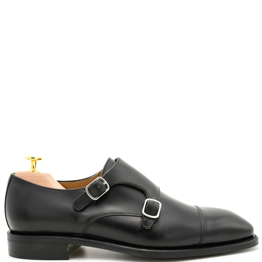 Monks | BERWICK 1707 Monks Men'S In Smooth Black Leather