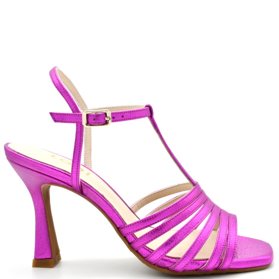 Sandals | LODI Women'S Sandals In Fuchsia Leather