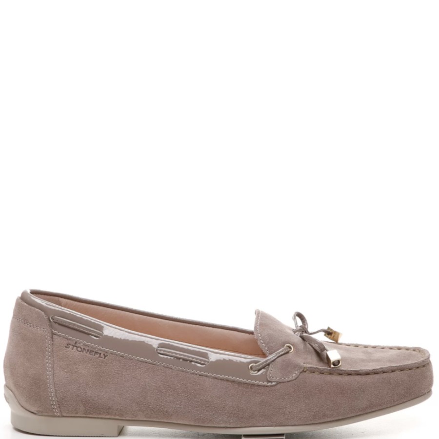 Moccasins | STONEFLY Moccasins Women'S Capri Iii Taupe Suede