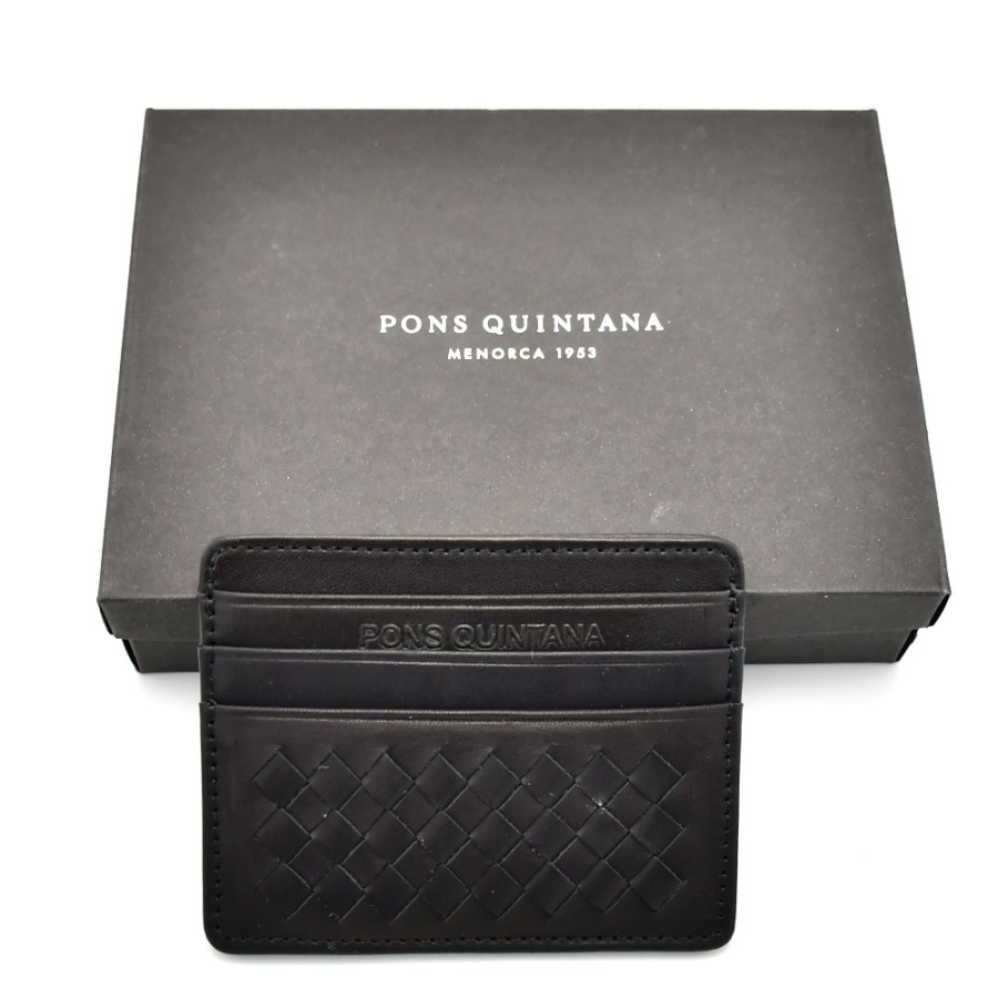 Bags | PONS QUINTANA Card Wallet In Black Leather