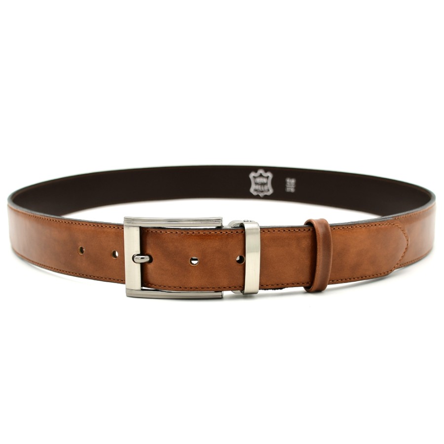 Belts | BOR Men'S Belts In Smooth Tan Leather