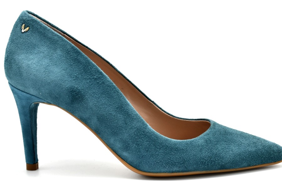 Heels | MARTINELLI Women'S Heels In Petrol Suede Leather