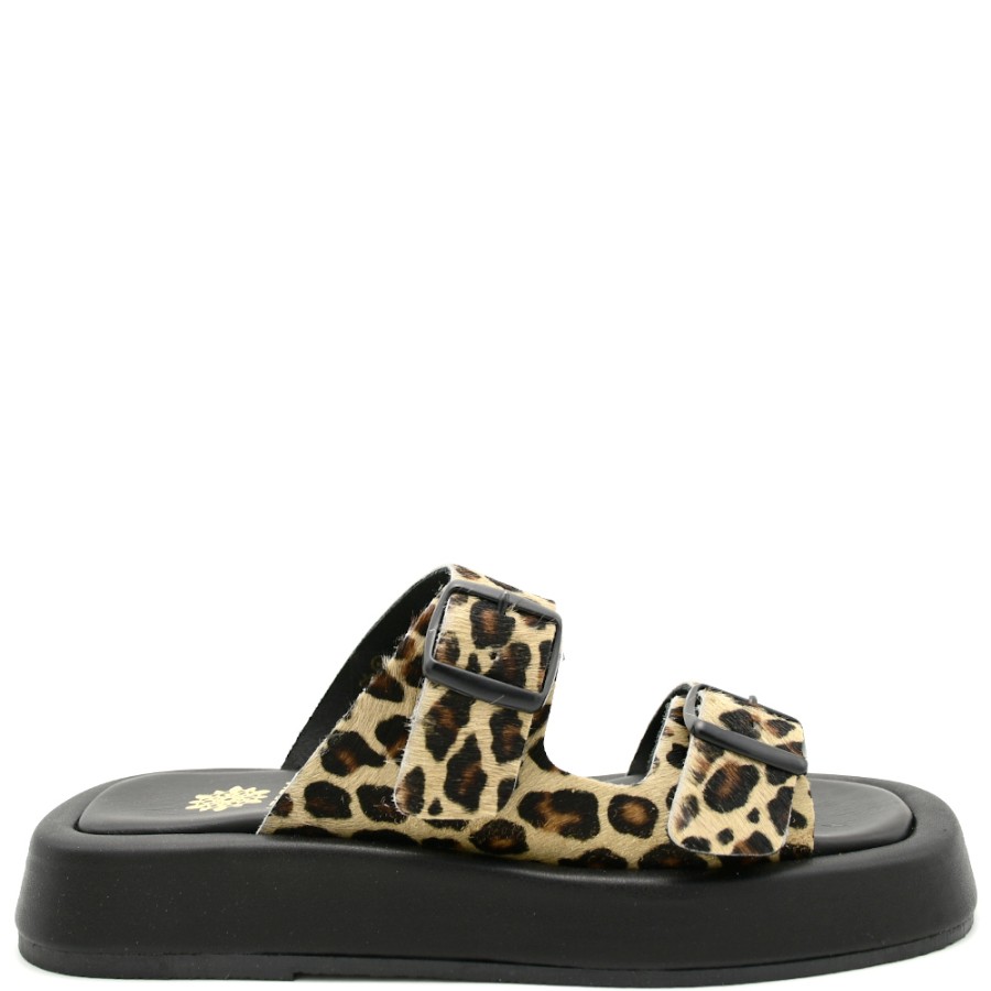 Flatforms | UTOPIA Women'S Flatforms In Leopard Skin