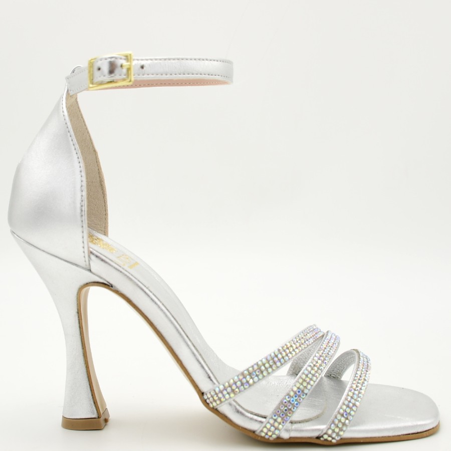 Sandals | UTOPIA Women'S Sandals In Silver Leather