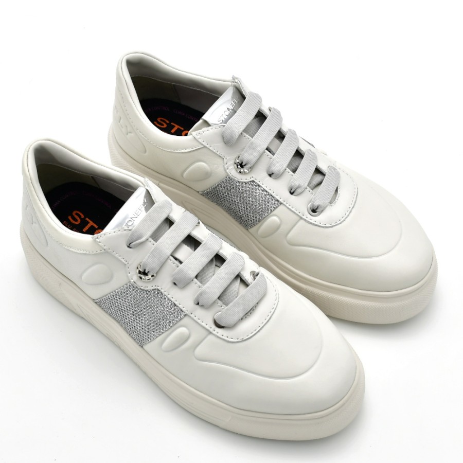 Sneakers & Casual | STONEFLY Sneakers Women'S Allegra 9 Nappa Lth Leather White