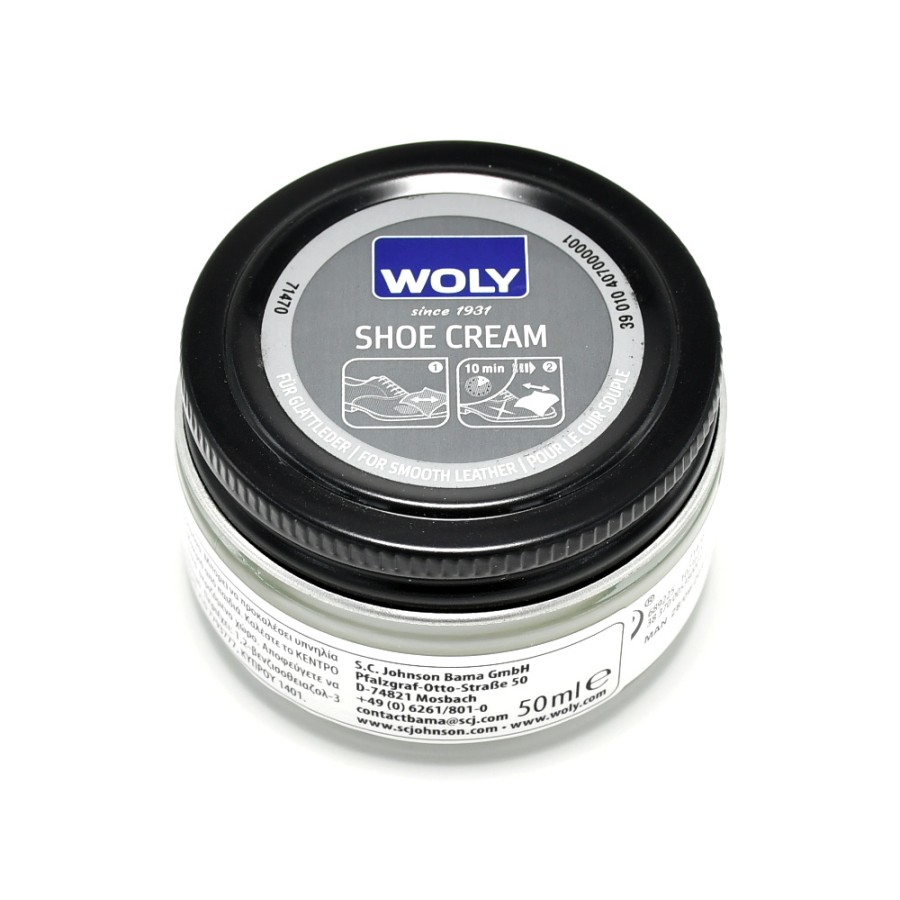 Care Products | WOLY Shoe Care Cream In White Color 50Ml