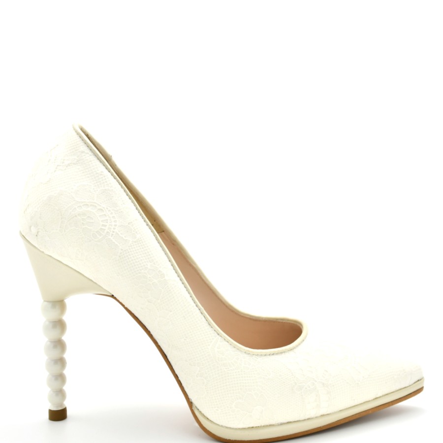 Wedding Shoes | LODI Pumps Varibol-Te White