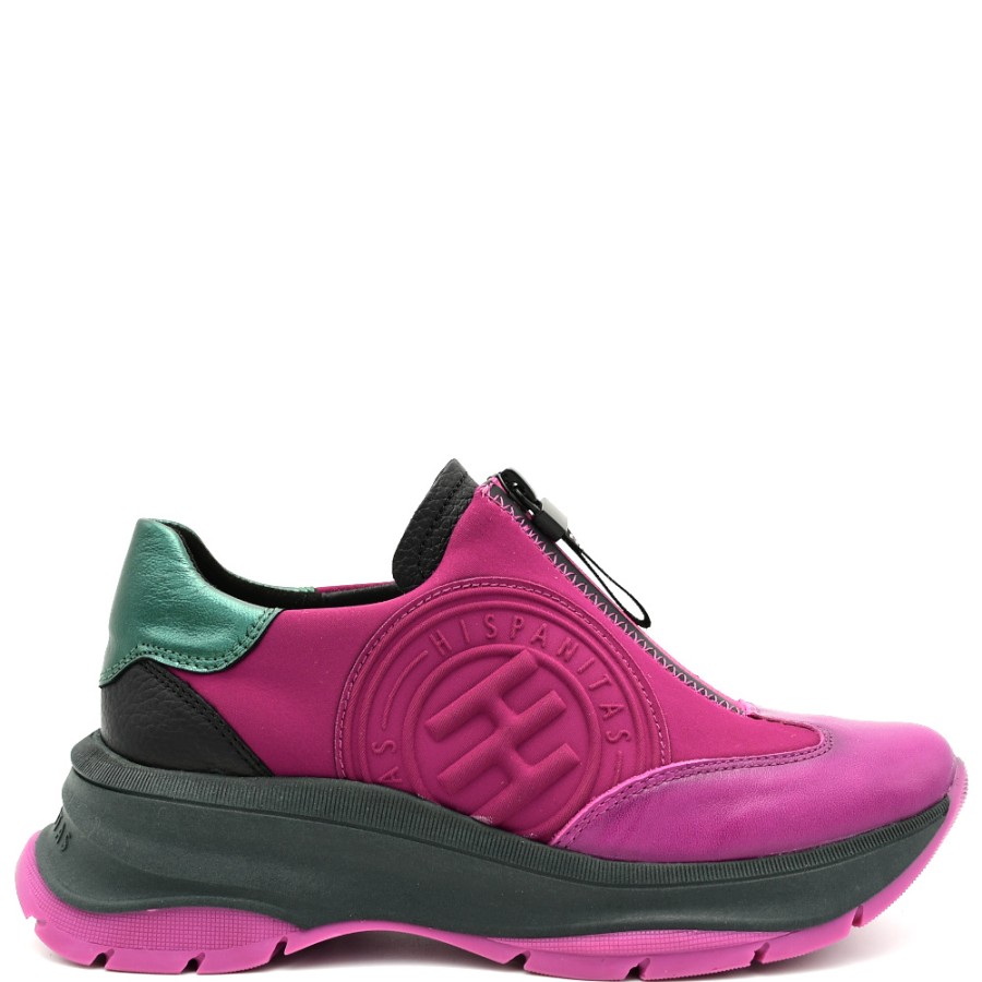 Sneakers & Casual | HISPANITAS Sneakers Women'S Alaska Forest-Marron-Magenta