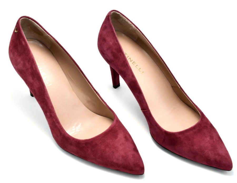 Heels | MARTINELLI Women'S Heels In Burgundy Suede Leather