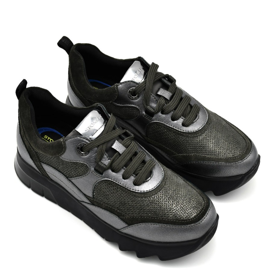 Sneakers & Casual | STONEFLY Sneakers Spock 29 Laminated Charcoal