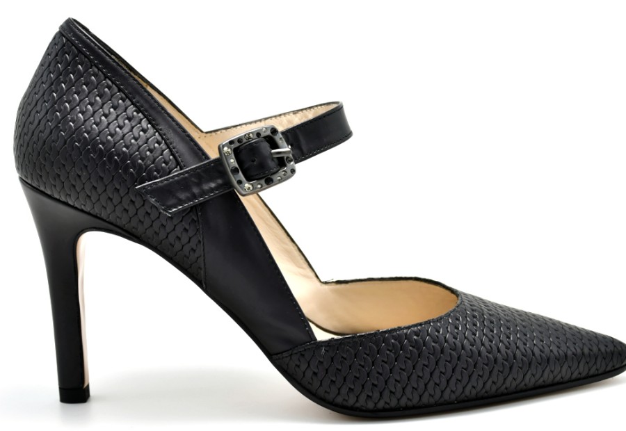 Heels | LODI Rachic Women'S Heels In Black Leather