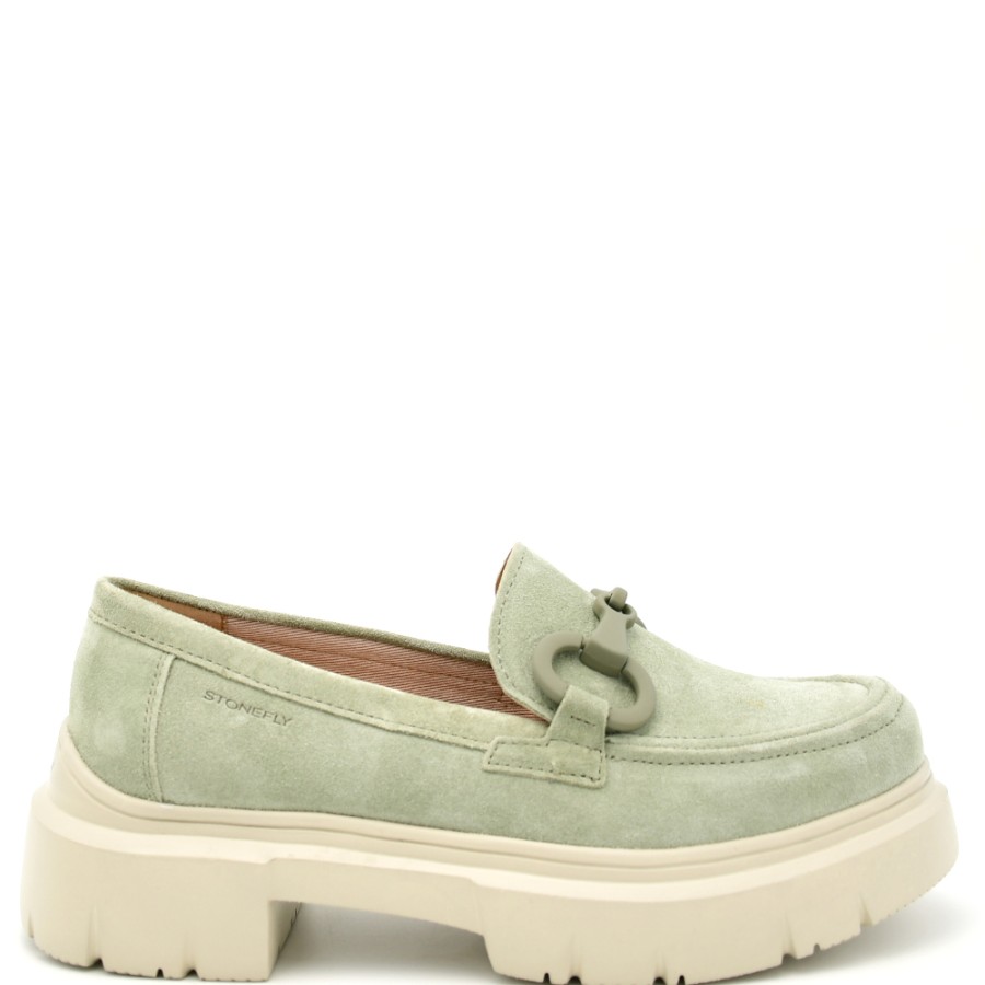 Loafers | STONEFLY Loafers Women'S Phoebe 16 Velor Green