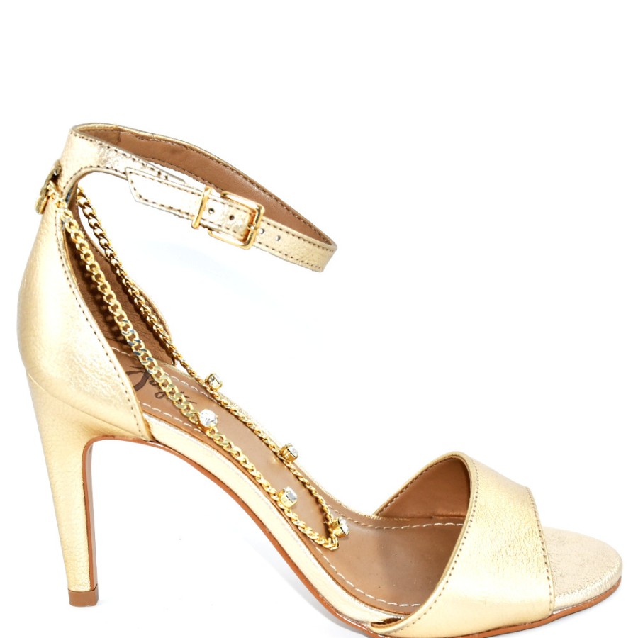 Sandals | JOY'S NEW YORK Gold Leather Sandals