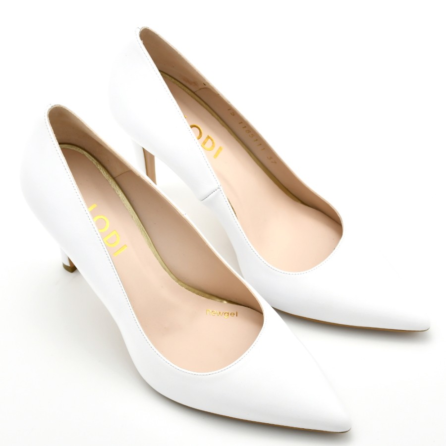 Heels | LODI Rachel Women'S Heels In White Leather