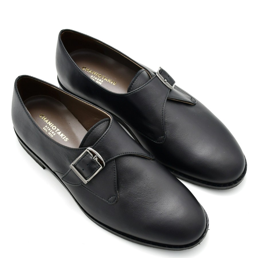 Oxfords & Derbies | CHANIOTAKIS Women'S Derby In Black Nappa Leather